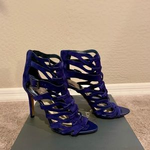 Vince Camuto Midnight blue sandal 3 1:2 in heel